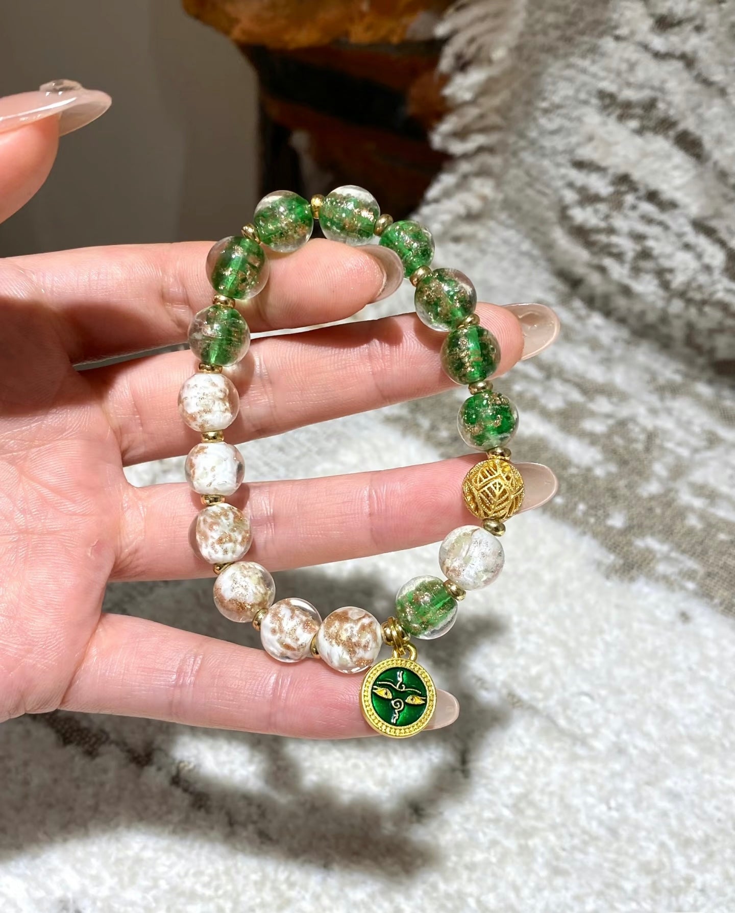 High Quality  Luminous  Lampwork Beads DIY For Bracelet/Keychin