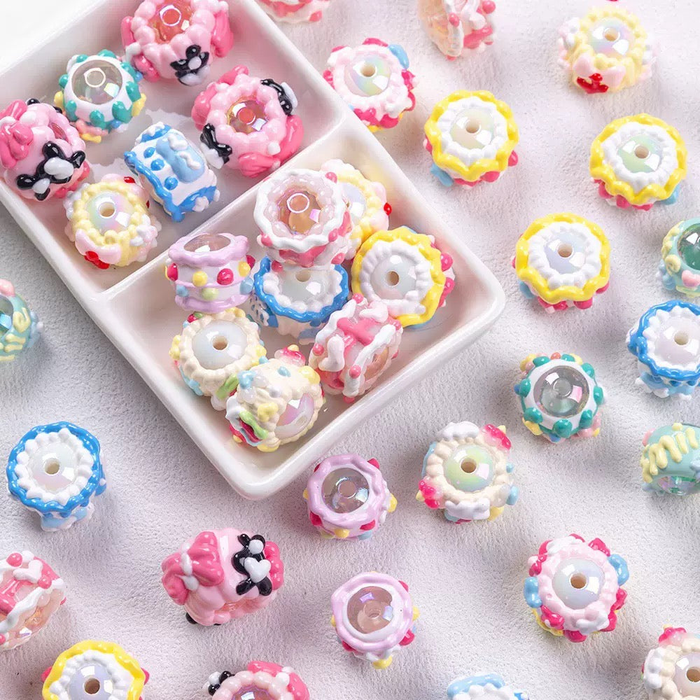 Acrylic Beads Lucky Bags - Open in Live - for Beaded Pen Chain DIY