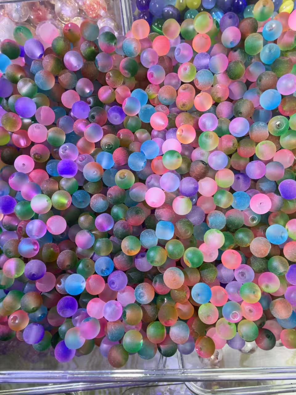 BUY 2 GET  1  FREE !![DIY For Bracelet/Jewelry]8 MM  Luminous Beads Mix