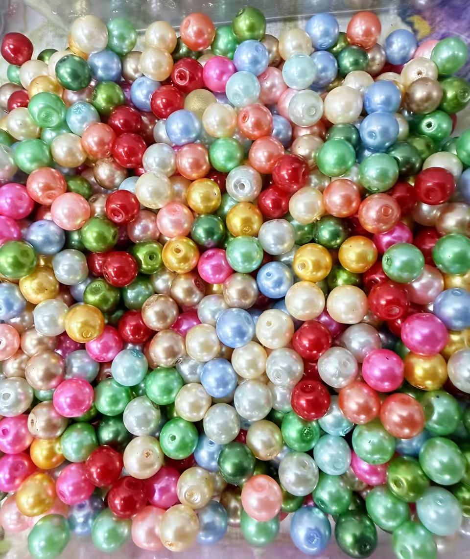 BUY 2 GET  1  FREE !![DIY For Bracelet/Jewelry]  Glass Pearl Mix