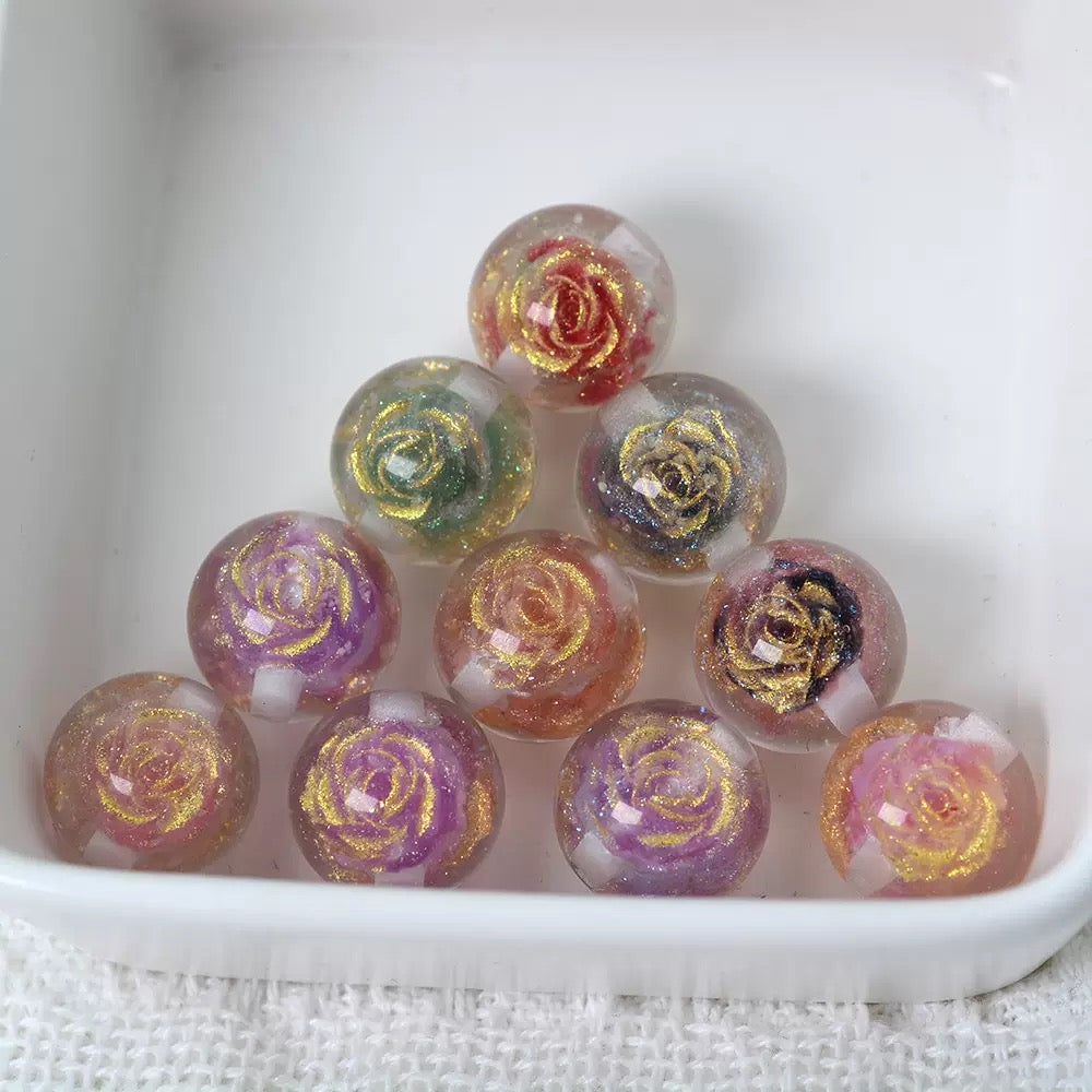 High  Quality Resin Beads  DIY For Pen/Keychin/Bracelet --Scoop in live