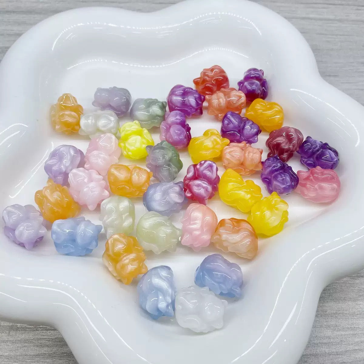 High  Quality Resin Beads  DIY For Pen/Keychin/Bracelet --Scoop in live